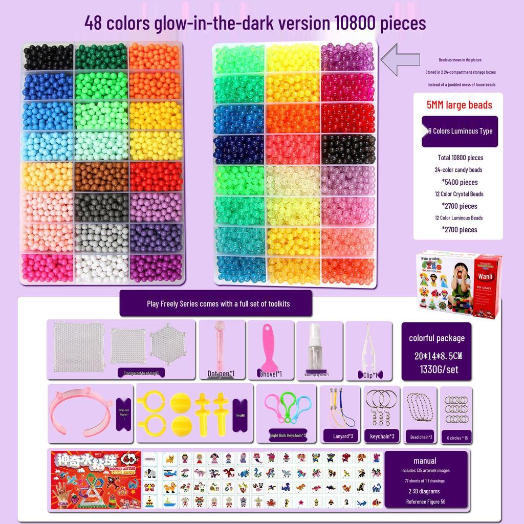 Mist Magic Water Soluble Sticky Beads DIY Handmade Toy