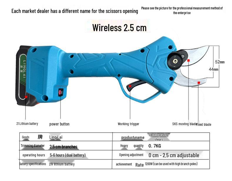 Rechargeable Telescopic Electric Pruning Saws for High Altitude Branches