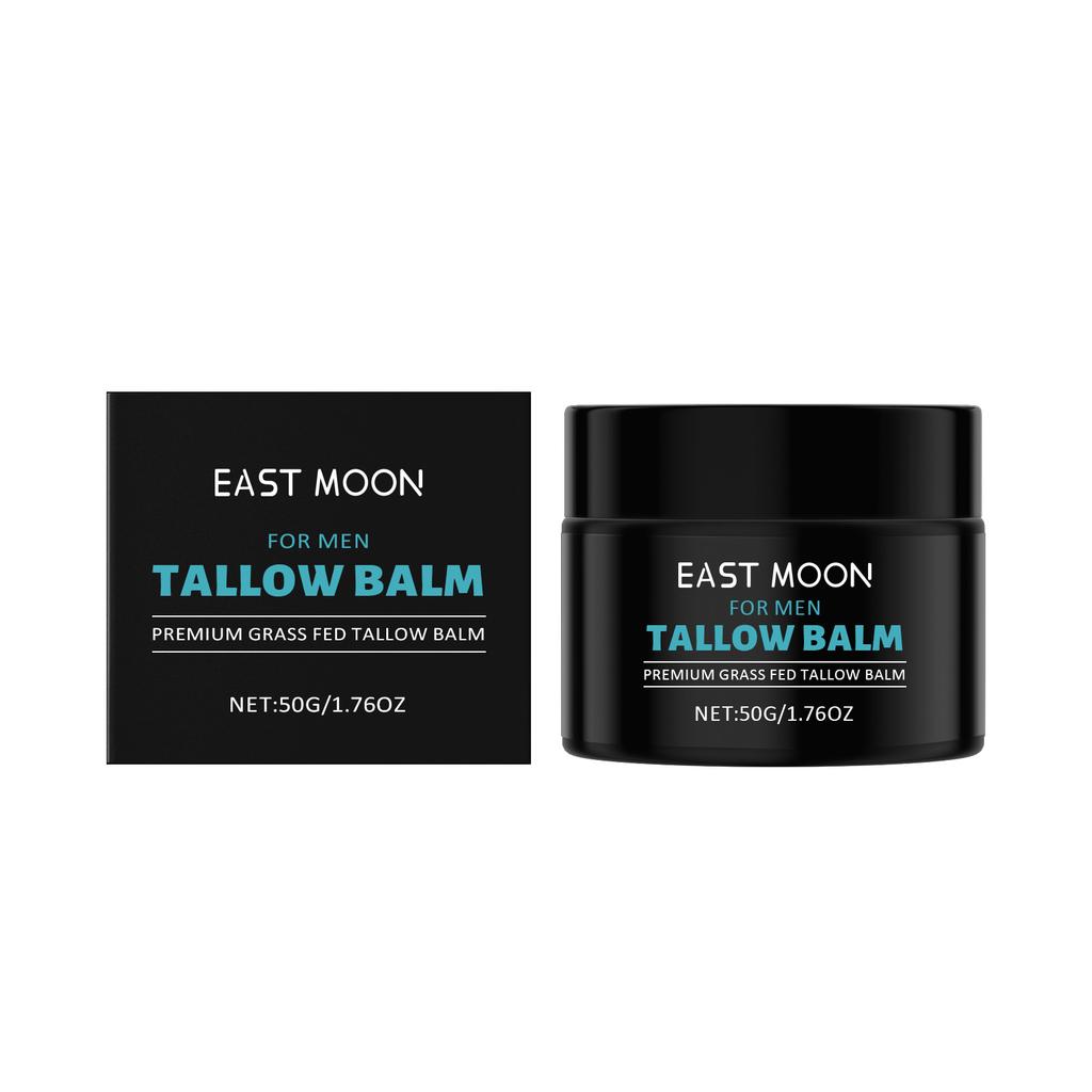 Crème pour homme à la graisse de bœuf Réduit les ridules, raffermit, hydrate en douceur, retient l'hydratation, a une texture légère et n'est pas collante