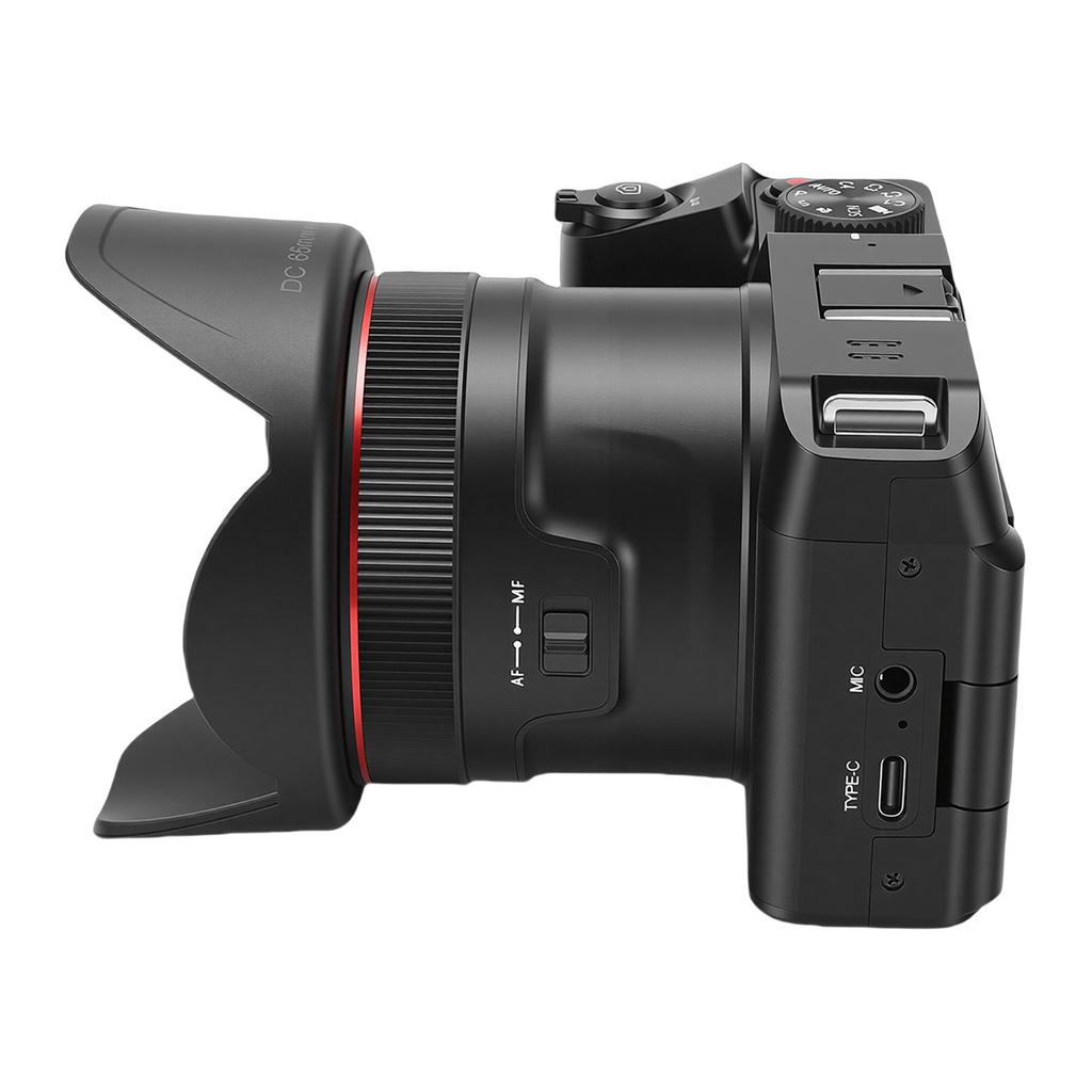 5K Digital Camera 72MP 270 degrees  Flip Screen 12x Optical Zoom WiFi Digital Video Camera for Vlog Taking
