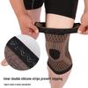 Copper Fiber Nylon Knitted Knee Support – Breathable, Anti-Slip for Cycling, Basketball, Mountaineering, and Badminton Sports.