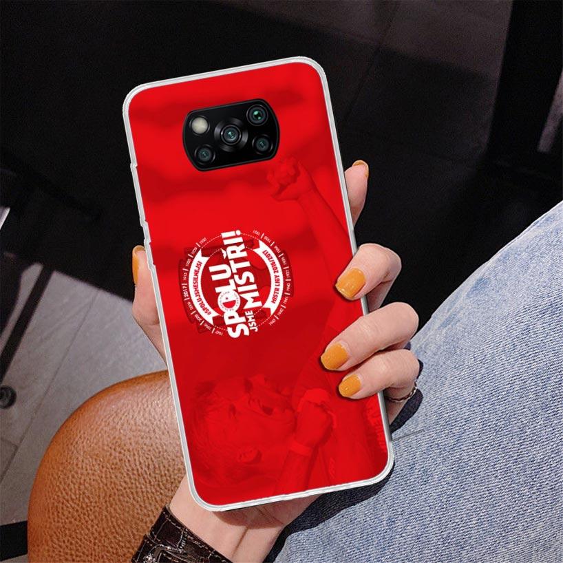 Sk Slavia Praha Czech Republic Phone Case For Xiaomi Poco X7 X6 X5 Pro F7 Ultra Redmi 15C 15 13C 13 12C 12 10 10A 10C 9 9A 9C 9T
