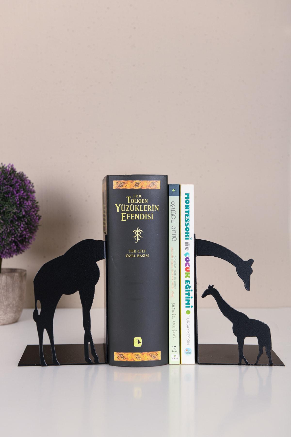 

Металлический черный фигурный держатель для книг Muyika Trimone, декоративный аксессуар, жираф Mkttc 0