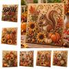 Relaxing Stress Relief Hobbies Autumn Faux Pearl Painting Kit, Fall Theme Art DIY Kit for Craft Sets Adults Adults, Fox Pumpkin 3D Set Thanksgiving