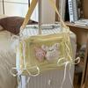 Japanese Hot-selling Ita Bag Transparent Lightweight Crossbody Bags New Sweet Cute Tote Bag Fashionable Personalized Square Bags
