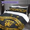 Glory Devils Emblem Bedding (1 * duvet cover + 2 * pillowcase, without core) 2D Flat Christmas birthday gift Duvet cover and pillowcase Bedding set