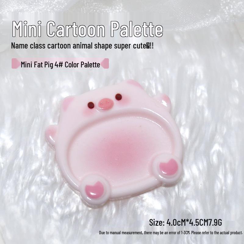 Mini Cute Pet Nail Art Color Mixing Palette