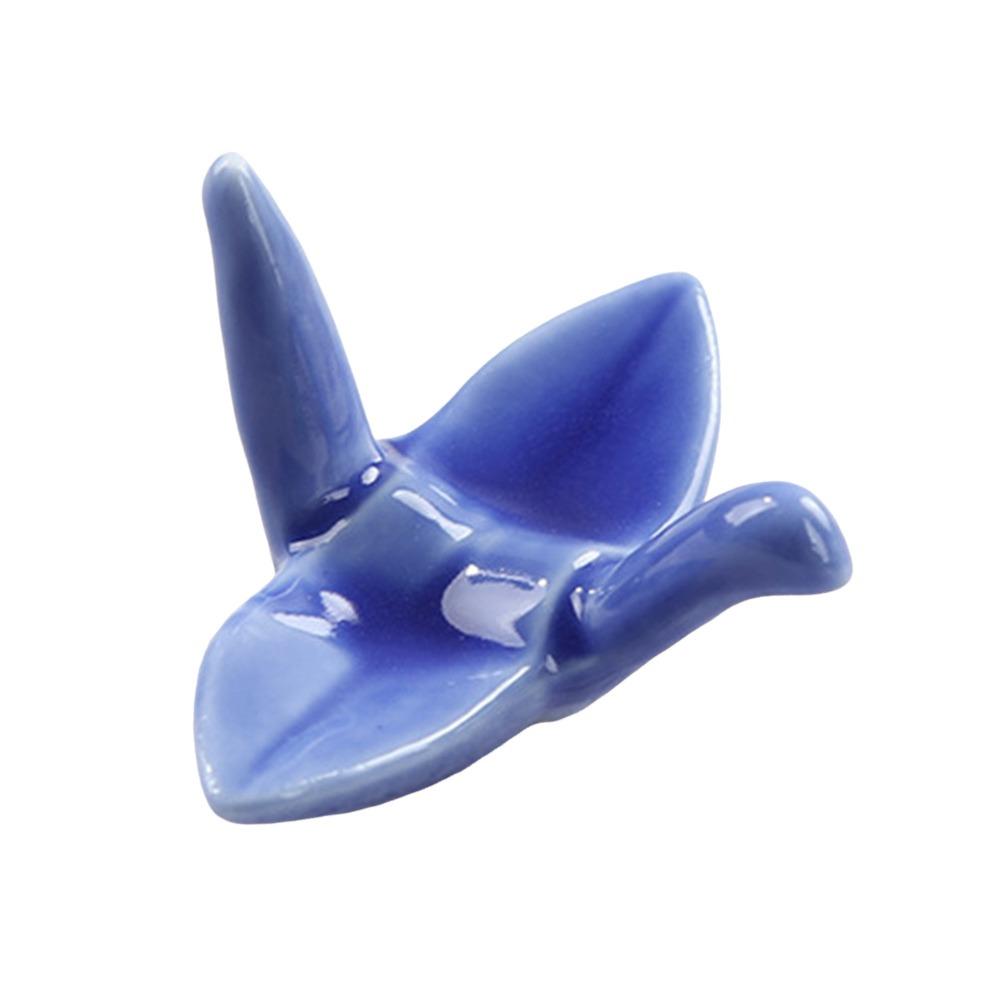 1pcs Desktop Decor Ornament Chopstick Holder Paper Crane Shape Chopsticks Pillow  Desktop