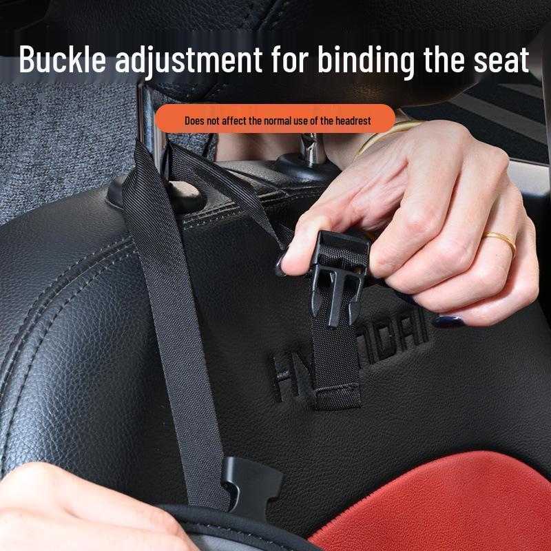 Large Car Seat Storage Bag with Tissue Box and Cup Holder