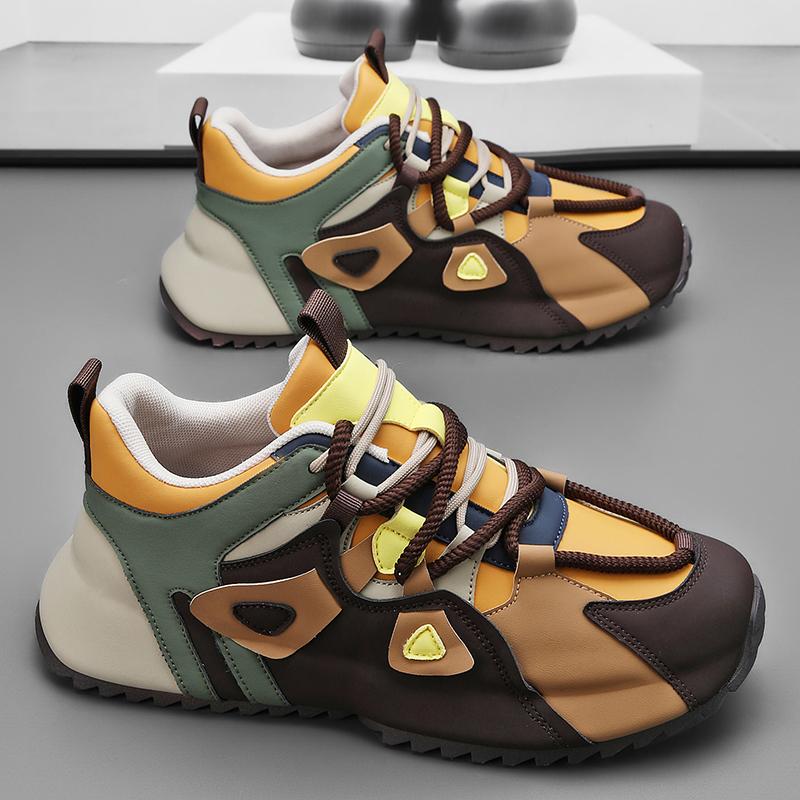 Herrenschuhe New Daddy Schuh Farbe Kampf Persönlichkeit Casual Sportschuhe Herren interne Erhöhung Schuhe