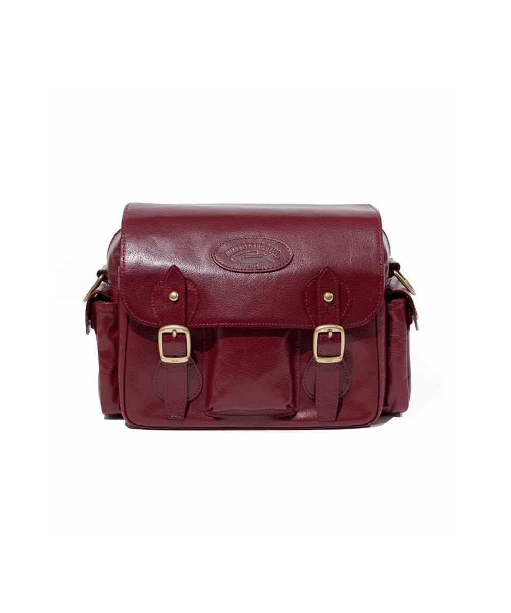 

Lake Leather Shoulder Bag Buffalo Leather Bag [Silver Club] Men s (MY Leather) No.234191 (Wine) винний
