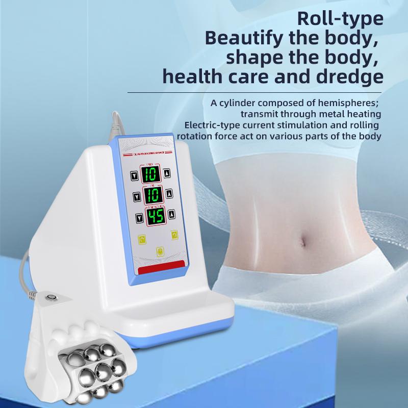 3-in-1 EMS Massage Roller Microcurrent Heating Vibration Body Shaping Weight Loss Professional Fatigue Relief Device