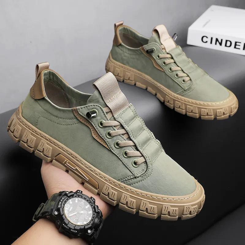 Men Shoes Canvas Shoes for Men  New Breathable Sport Casual Shoes Slip On Men Sneakers Platform Vulcanized Loafers