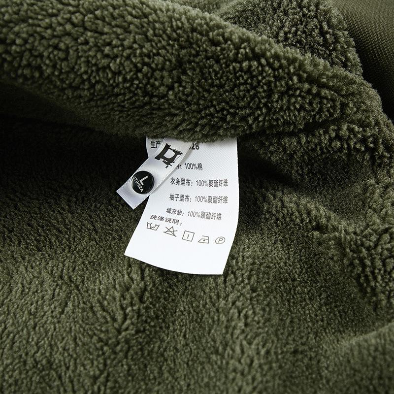 Herbst und Winter Herren American Retro Tank Stehkragen Jacke Casual Warm Cotton-padded Men