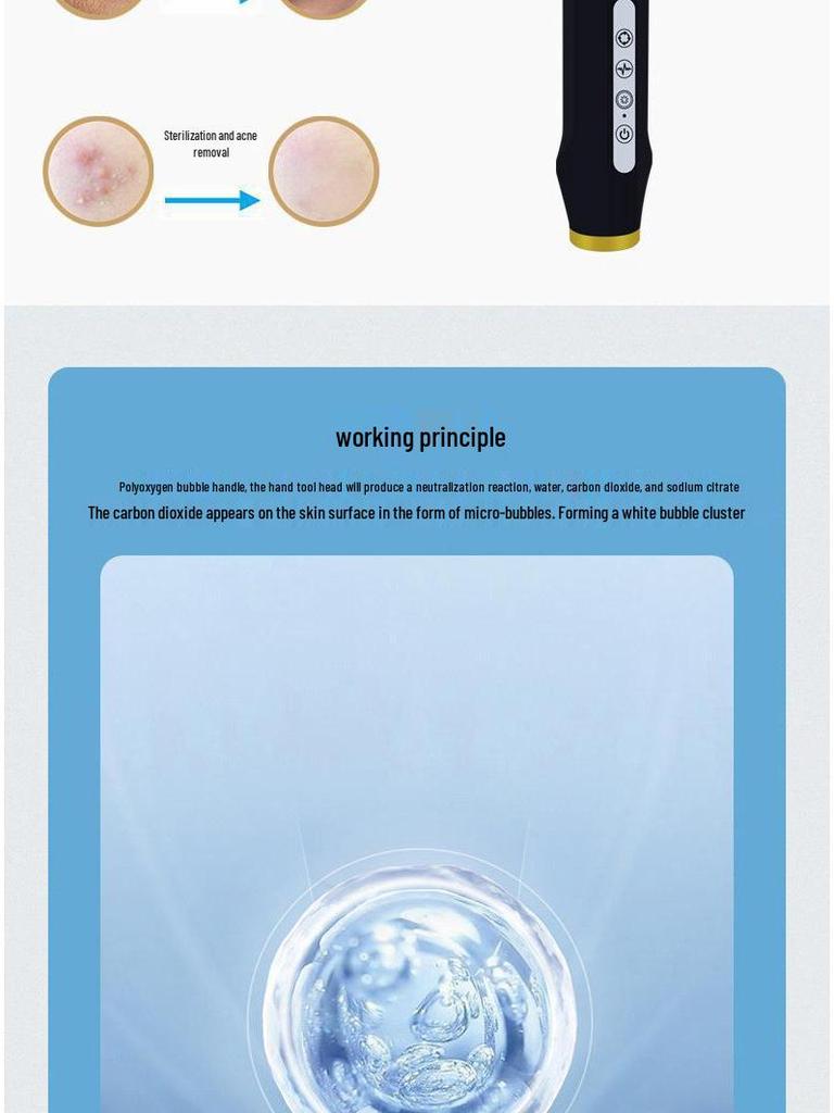 Oxygen Bubble Device: Whitening, Rejuvenating, Lifting, Firming, Deep Hydration - Exclusive to Beauty Salons.