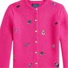 Polo Ralph Lauren Embroidered Wool Blend Cardigan Kids Sweaters 313950809-001