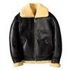 B3 Tuscan original pure sheepskin fur integrated winter leather jacket men's fur