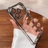 Luxury Electroplate Shockproof Transparent Phone Case For iPhone 17 Pro Max 17Pro 17Air Lens Protector Bumper Cover For iPhone17