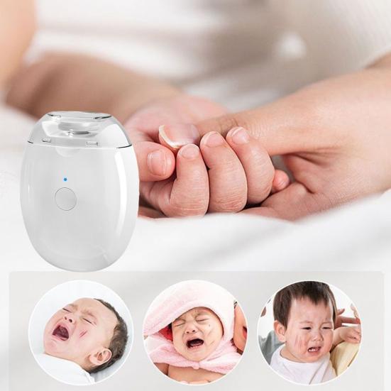1/2/3/5Pcs Electric Nail Clipper Kids Seniors Automatic Nail Trimmer with LED Light 3 Speed Baby Manicure Grinding File Fingernail Cutter Polisher