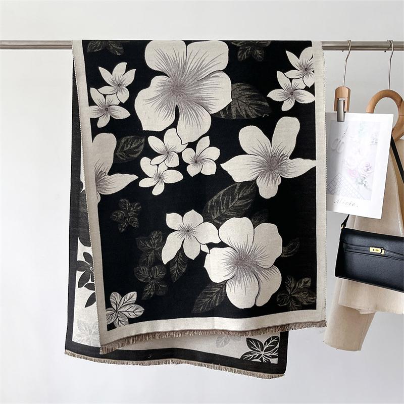 Neu Winter Schal Schals Wrap Design Kaschmir Schal Frauen Warme Mode Pashmina Femal Poncho Halstuch Echarpe Bandana