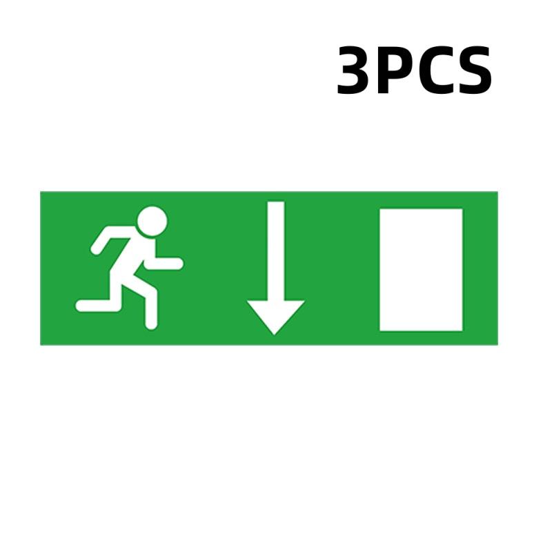 NEW 1/3Pcs Doors Stairs Home Garage Bumper Waterproof Warning Signage Design Safety Signage Car Parts