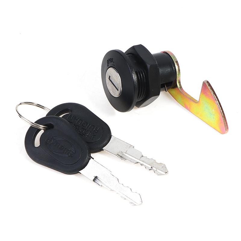 Short Hook Rear Tail Box Key Switch Lock For Motorcycle Quad Atv Go Kart