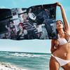 Popular Kpop Group X-XLov Microfiber Blanket Quick Drying Beach Towels Oversized Printing Super Absorbent Pool Towel Blanket