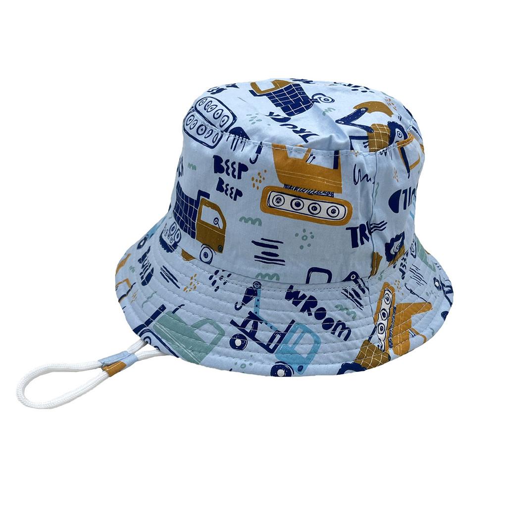 Cartoon Dinosaur Baby Sun Hat With Wide Brim For Outdoor Sun Protection In Spring Summer