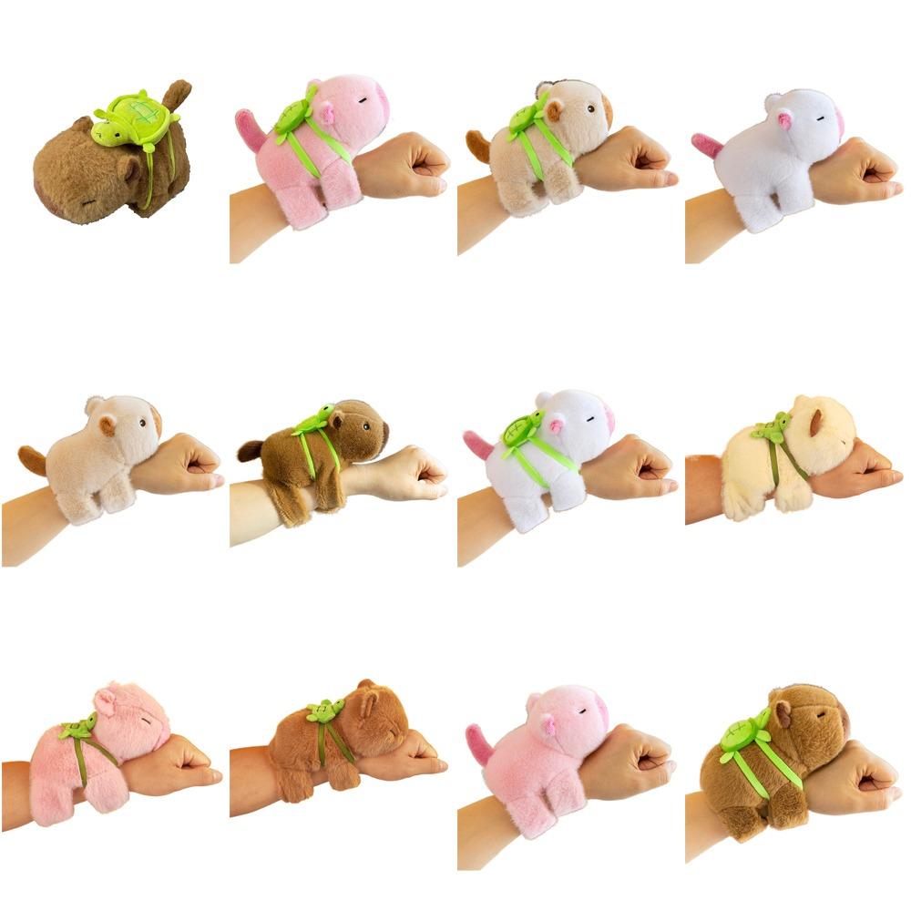 Simulation Slap Bracelet Series Capybara Capybara Rodent Capybara Plush Wrist Band  Home Decor