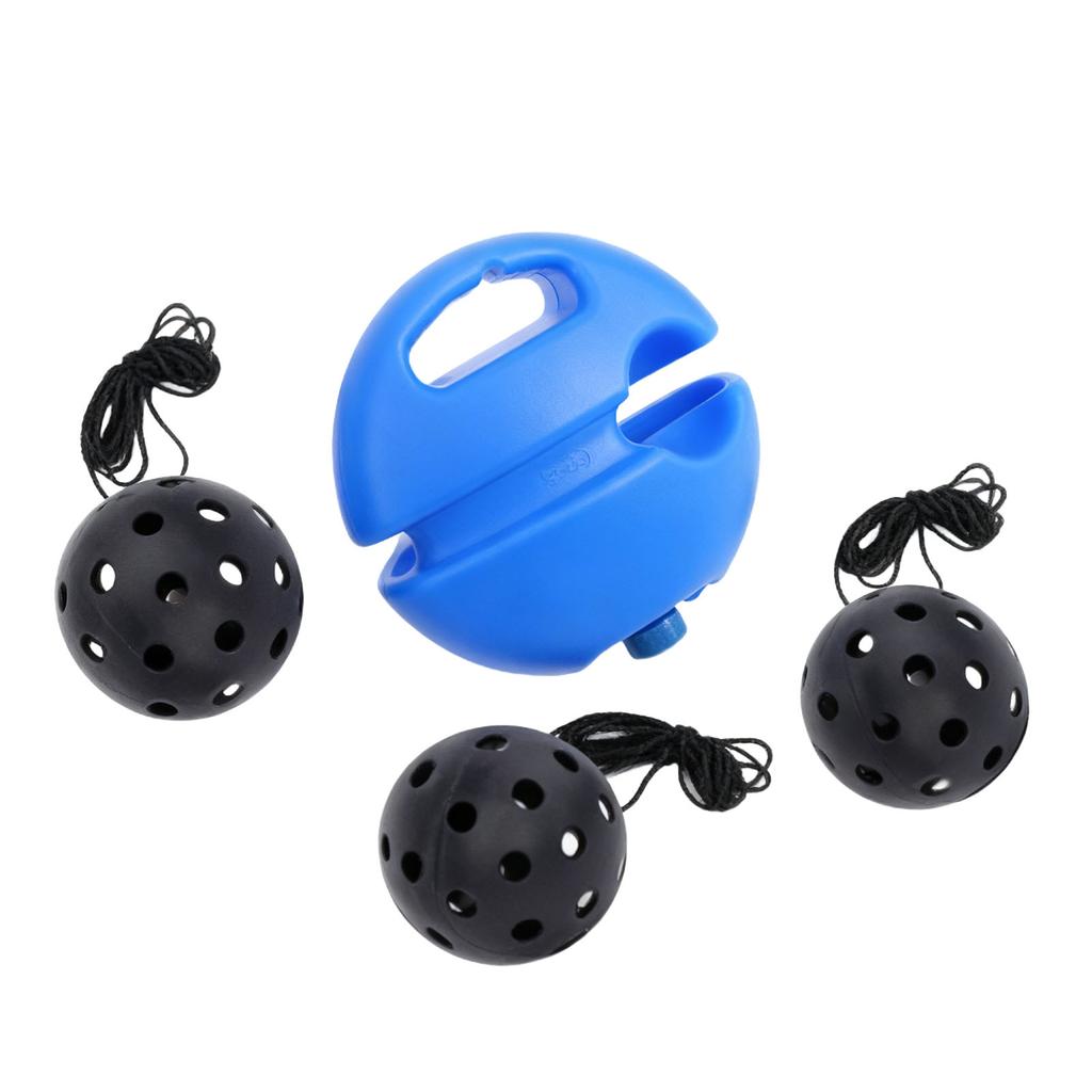 Pickle Training Aid Pickle Self Practice Device Black 74MM PE Rebound Balls with High Elastic String Style 1