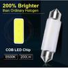 4/10 PCS C5W Festoon 31mm 36mm 39mm 41mm LED Bulbs COB 12V 6000K White Car Interior Dome Maps Reading Trunk License Plate Lights Dome Lights 6