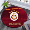 Custom Name,Galatasaray SK Pattern Round rug,Carpet Rug for Living Room Bedroom Playroom ,Non-slip Floor Mat,Holiday Gifts and Birthday Gifts.