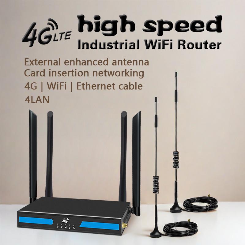 Outdoor 4G Wireless Router with SMA Antenna for SIM Card and WiFi Sharing In Russia.