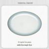 Gradient Grey Ceramic Bone China 12-inch Fish Plate