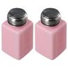 200mL Pump Dispenser Blue Pink Push Down Pump Dispenser Push Type Dispensing Bottle Nail Art