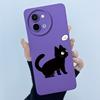 Case For Vivo Y38 Y58 T3X Y200i Y200T 5G Lovely Cat Funda Soft Liquid Silicone Camera Protection Back Cover Shockproof Bumper