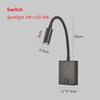 Modern LED Bedside Wall Lamp Bedroom Type-C Lamp Telescopic Hotel Reading Lamp   Indoor USB Adjustable Angle Wall Light