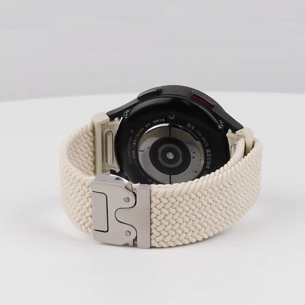 Straps For Galaxy Watch 4 classic/5 Pro/6 classic/7/FE 44mm 40mm 45 43 47 Parachute Braided Bracelet correa Galaxy watch 7 Band