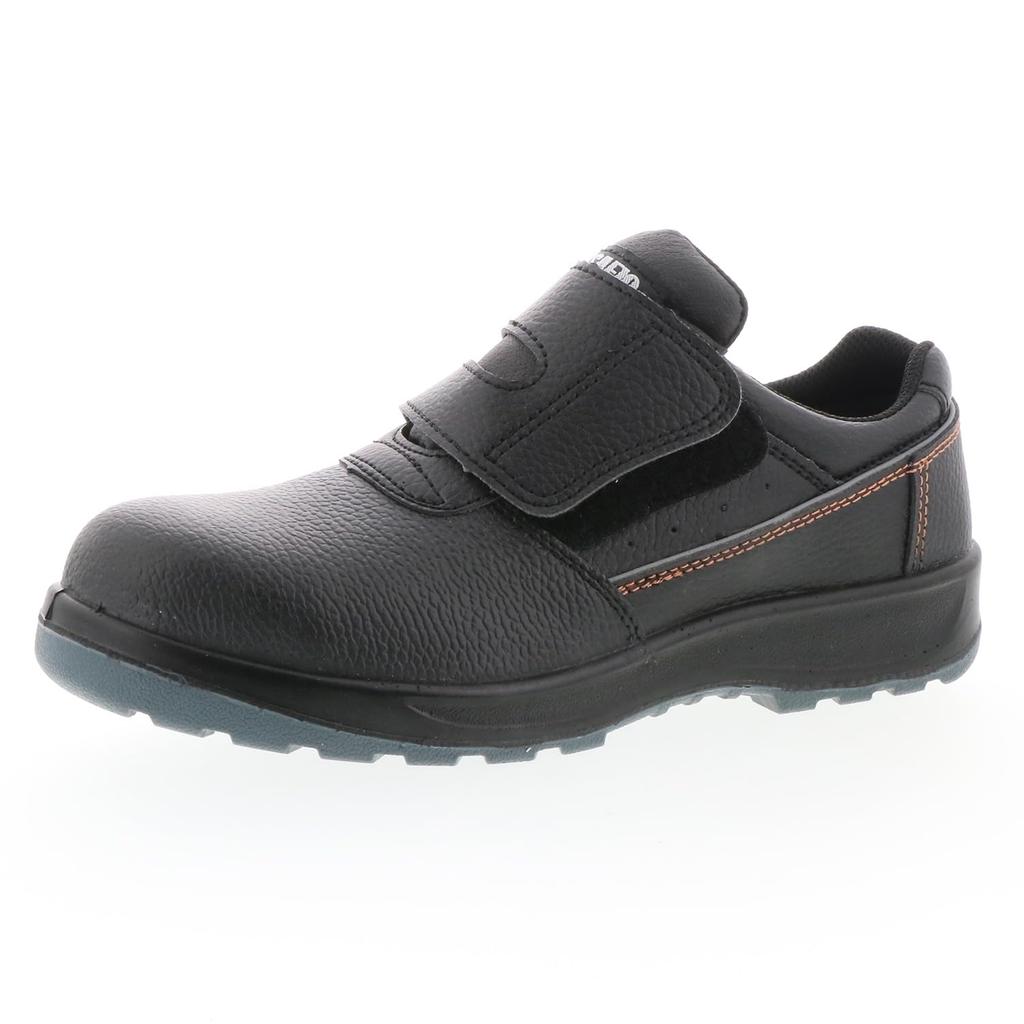 Desafio Safety Work Shoes JSAA Certified Professional Sneakers for Normal Work with Toecap Shock Absorption DSF02R Black cm 4E [Midori Anzen] 28.0