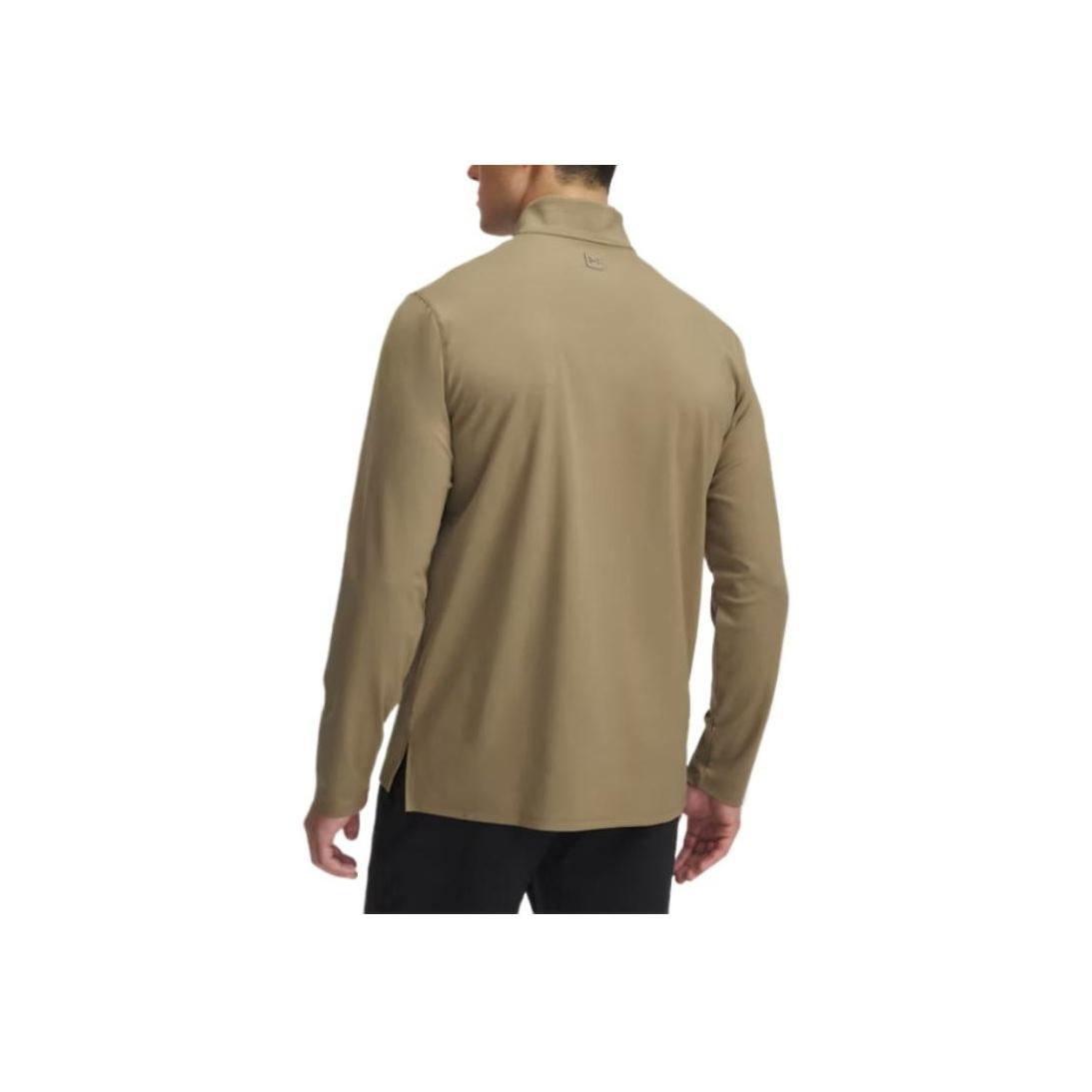 

Under Armour Meridian Comfortable Fashion Trendy Simple Long Sleeve T-Shirt Men Tops Brown 1387905-251 XL