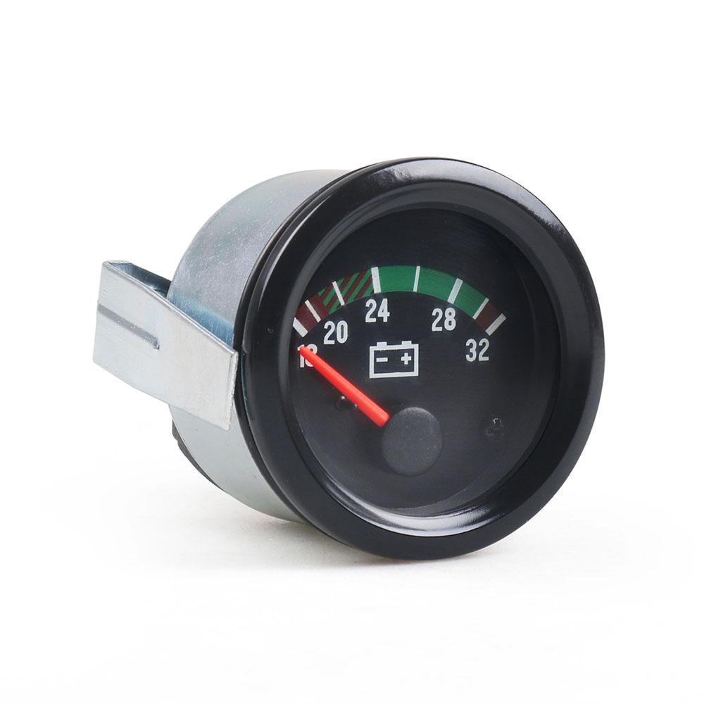 2" 52mm Car Voltmeter Pointer 12V /24V Volt Gauge Voltage Meter Yellow Light Car Meter