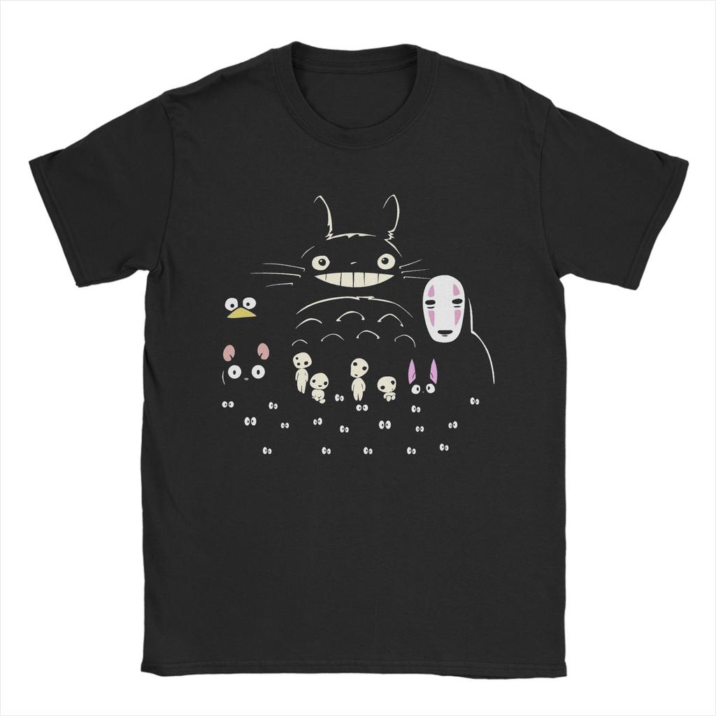 Unisex TShirt Susuwatari Soot Sprites MMononoked Vintage 100 Cotton Tee Shirt Short Sleeve Aways Princessed T Shirt Clothing