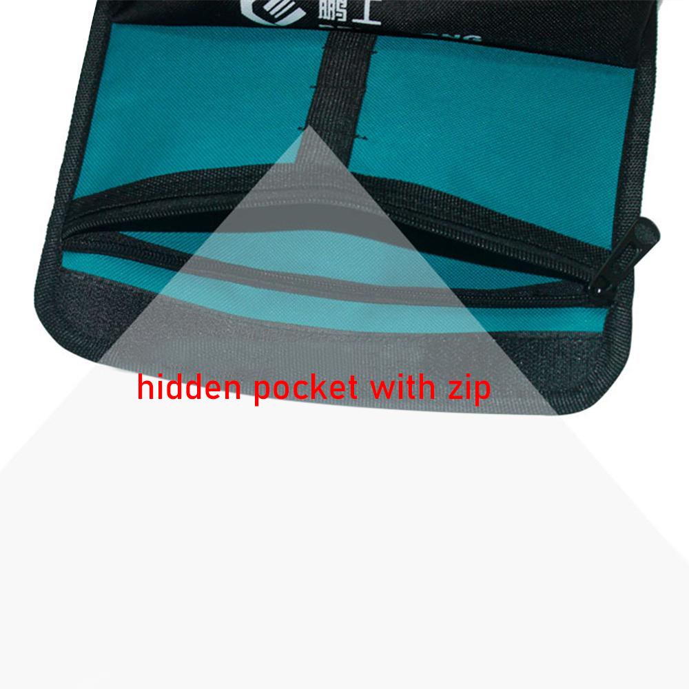 PENGGONG Spulentyp Tasche Verdickte Werkzeugtasche Verschleißfeste Aufbewahrungstasche für Wartungswerkzeug Multifunktional Groß