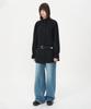 Insilence Women Raglan Tencel Casual Jacket Black