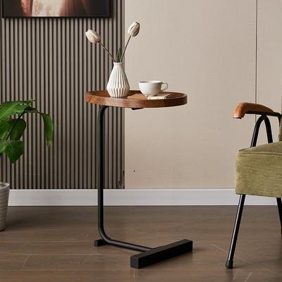 Leichter Luxus Metallrand Schreibtisch Einfach Kaffee Wohnzimmer Schlafzimmer Büro Nachttisch Mobil Kleiner Teetisch Heimdekorationen