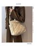 [Uroi] Women's Large Capacity Lightweight Quilted Tote Bag, Shoulder Bag, Crossbody Bag, Handbag, Bag, Korean Fashion, Stylish, Cute