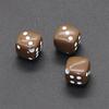 8-10mm Transparent Monochrome Square Dice Beads for DIY Mahjong Crafts