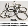 10 Pcs Universal Adjustable Axle CV Joint Boot Crimp Clamps Big & Small Kits
