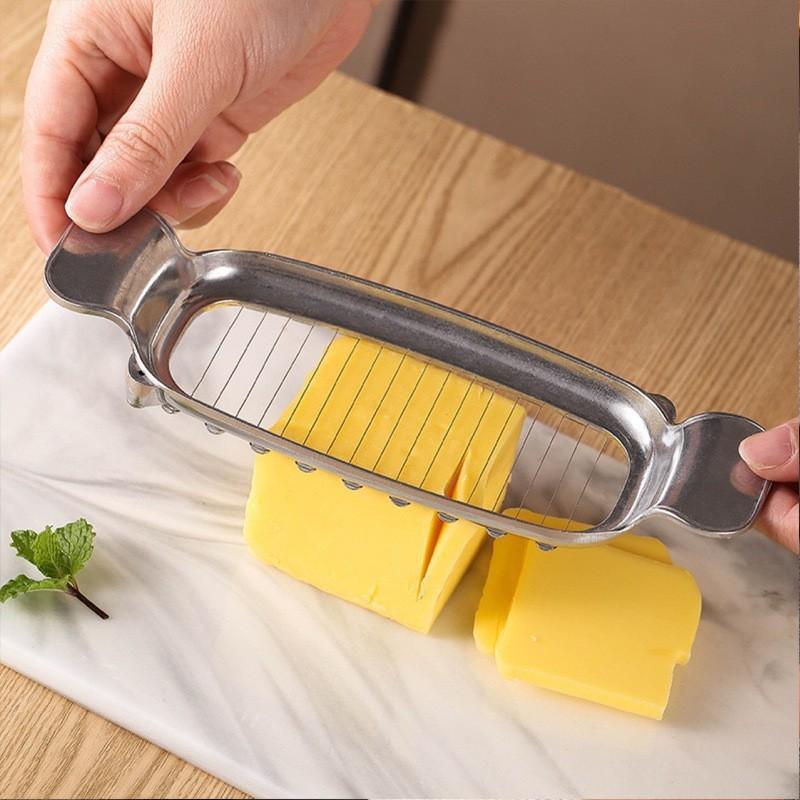 Stainless Steel Multifunctional Cheese & Butter Slicer with Egg Separator