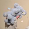 Yousheng Plush Blue Elephant Earphone Case for Airpods 3D Cartoon Fur Animal Headphone Cover for Women Girls